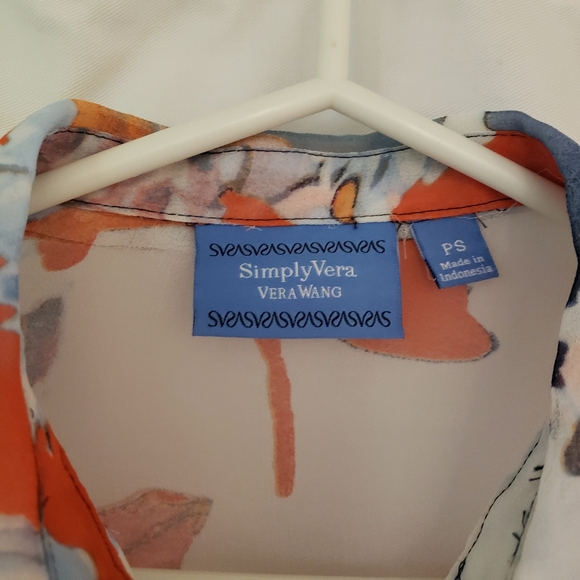 SimplyVera by Vera Wang Patterned Blouse with Tank - Picture 4 of 4